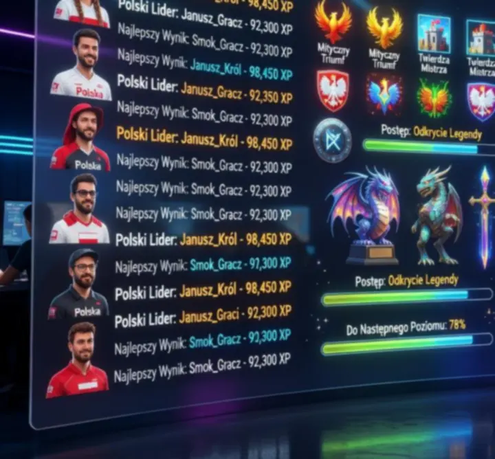 Galeria osiągnięć i odznak graczy Ultimate Fun Arena